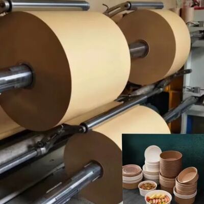 Beli Greaseproof Waterproof berkualitas tinggi 150-350g Cupstock Printing Ppaer Rolls Material China Factory online manufacture