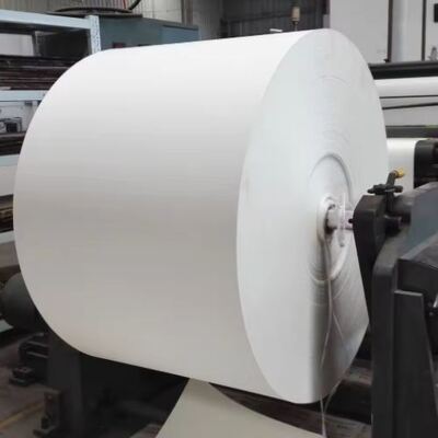 kaufen Kundenspezifische PE-beschichtete bedruckte Papierbecherrollen, Becherpapier-Rohmaterialien, Wärmeisolierung online manufacture