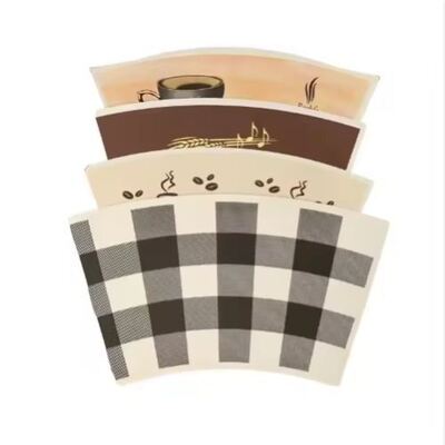 kaufen 4oz Einzige Wandpapier Tasse Ventilator PLA beschichtet Öko-freundliche Kaffeetasse Einweg-heiße kalte Getränke Papier Kaffeetassen online manufacture