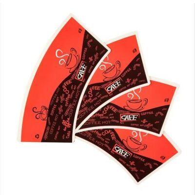 kopen Biodegradable Custom Printed Single Double Wall Green Paper Cup Fan Take Away Disposable Personalized Paper Coffee Cups online manufacture