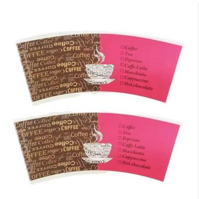 comprare Eco-friendly takeaway Bianco Coppa di carta da parete singola o doppia Ventilatore personalizzato stampato per fare coppe di carta da caffè usa e getta online manufacture