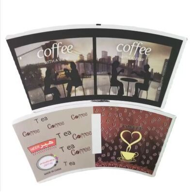 Beli 300g 12oz Lapisan Kertas PLA Cup Fan Single atau Double Sisi untuk Bahan baku untuk Kopi dan Minuman 100% alami ramah lingkungan online manufacture