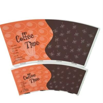 Beli Kipas Cangkir Kertas Dinding Tunggal Ganda yang Dapat Digunakan Kembali untuk Minuman Kopi Panas 100% Biodegradable Food Grade online manufacture