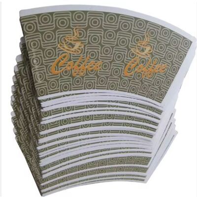 comprar Ventoinha de Copo de Papel Reciclável Personalizada para Fazer Cerveja, Bebida, Iogurte, Leite, Café - Copo de Papel de Parede Simples ou Ondulado online manufacture