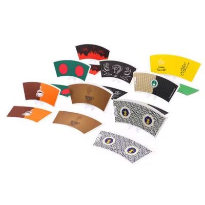 kaufen Großhandel Einweg-Recycling-Doppelwand-Kaffee-Getränke-Papierbecher-Ventilator mit individuellem Logo-Druck für heißes oder kaltes Trinken online manufacture