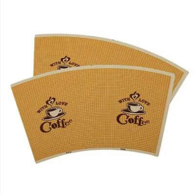 Beli Logo Tercetak Disposable Biodegradable Takeaway Double-Layer Paper Cup Fan Coffee Cup Ice Cream Bowl Box Pengemasan online manufacture