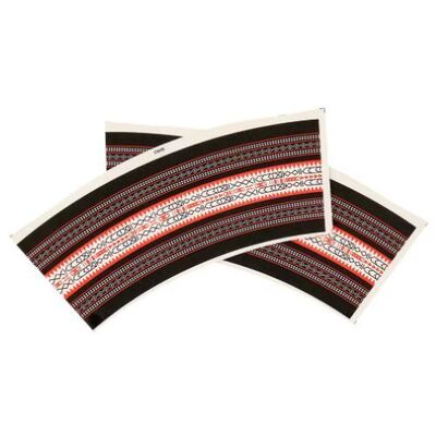 comprare Ventaglio di carta per bevande calde o fredde Materia prima 8oz con rivestimento PE PLA su entrambi i lati Design a ventaglio stampato e tagliato per alimenti e noodles online manufacture