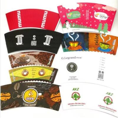 buy Customizable Paper Cup Fan Designed with PE PLA Coated Layers and Paper Weights From 150gsm to 350gsm Suitable for Food Safe Takeaway Cup online manufacture