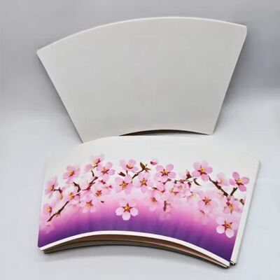 خرید فن لیوان کاغذی بادوام ساخته شده با کاغذ 210 گرمی PE PLA دارای گواهی FSC مناسب برای لیوان های قهوه نوشیدنی در اندازه های مختلف online manufacture