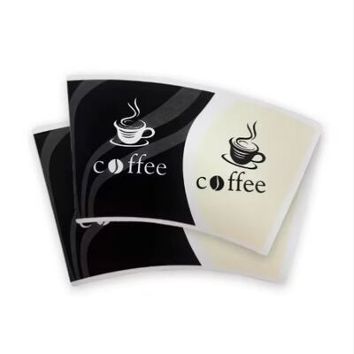 comprar Abanico de vaso de papel biodegradable personalizable Desechable Reutilizable Abanico de vaso de papel Opción sostenible para promociones ecológicas online manufacture