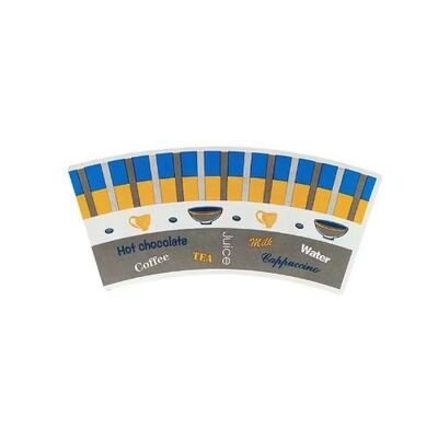 acheter Ventilateur de tasse en papier de haute durabilité avec papier revêtu PE PLA et construction en pâte de bois avec des options d'impression personnalisables pour les boissons online manufacture