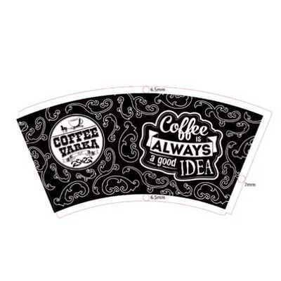 comprare Ventaglio di carta isolante termica antigrasso disponibile in più colori (1-7) con stampa personalizzata per caffetterie, scatole per pranzo e cena ed eventi di marketing online manufacture