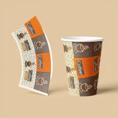 buy Single or Double PE Coated Paper Cup Fan Raw Material with 150 to 300 GSM High Bulk for Enhanced Paper Cup Manufacturing Efficiency online manufacture