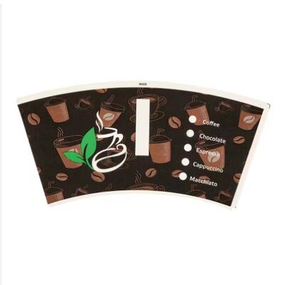 kaufen Custom Die Cut Paper Cup Fan mit Lebensmittelqualität Einweg PE-beschichtetes Papier und FSC-Zertifizierung für sicheren Lebensmittelkontakt online manufacture