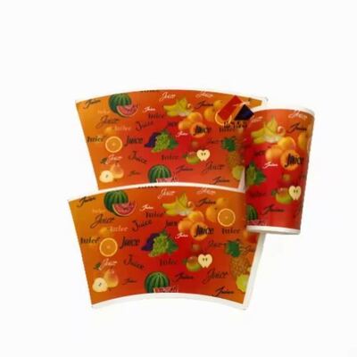 comprar Substituição de leque de copo de papel com revestimento personalizado fabricado com materiais PLA compostáveis para copos de papel de parede dupla enrolados online manufacture