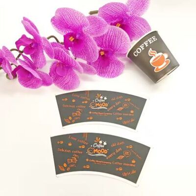 Mua Không thấm nước tùy chỉnh in chất lượng thực phẩm một lần sử dụng quạt cốc giấy với một tường phủ PE PLA phủ quạt cốc giấy hoàn hảo cho nhiều loại sự kiện quà tặng online manufacture