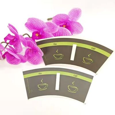 Mua Không thấm nước tùy chỉnh in chất lượng thực phẩm một lần sử dụng quạt cốc giấy với một tường phủ PE PLA phủ quạt cốc giấy hoàn hảo cho nhiều loại sự kiện quà tặng online manufacture