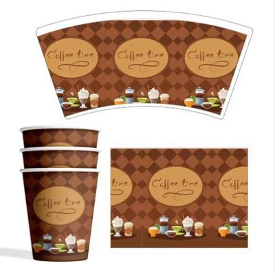 Beli Fan cangkir kertas multi-berat dengan lapisan PE yang cocok untuk cangkir kopi teh online manufacture