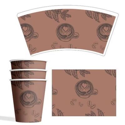 acheter Eventail de gobelet en papier biodégradable avec PE PLA adapté à divers gobelets en papier online manufacture