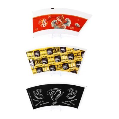 buy Innovative Paper Cup Fan Heat Insulation 100 Percent Virgin Wood Pulp online manufacture