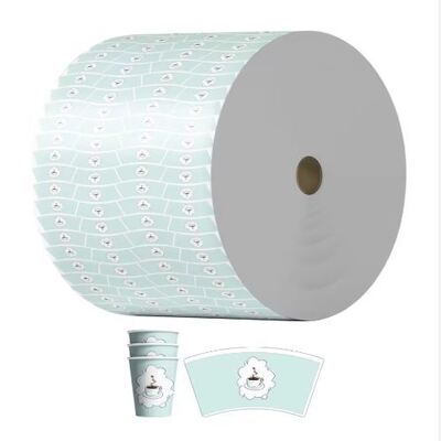 acheter Rouleau de papier couché PE 100 % pâte de bois avec impression flexographique online manufacture