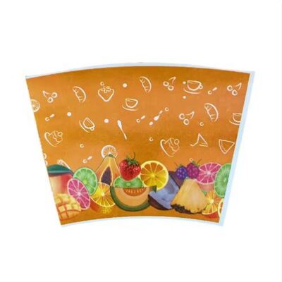 ซื้อ พัดกระดาษอเนกประสงค์ผลิตจากกระดาษเคลือบ PE เหมาะสำหรับเครื่องดื่มชา online manufacture