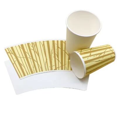 comprare Ventilatore di tazze di carta FSC certificato biodegradabile doppio PE PLA rivestito online manufacture