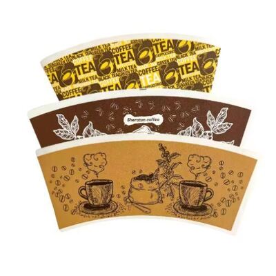 comprar Abanico de vaso de papel reciclable con revestimiento de PE o PLA disponible en colores y tamaños personalizados online manufacture