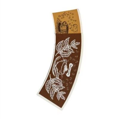 buy Custom Designed Paper Cup Fan with 150 to 350 gsm Pulp Material Coated online manufacture