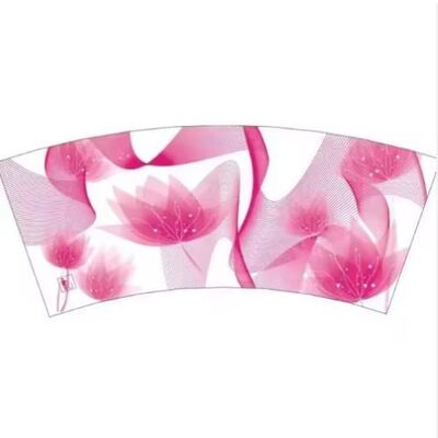 buy Custom printed Paper Cup Fan With Single or Double Side Waterproof online manufacture