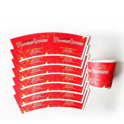 kupować Druk offsetowy 1-7 kolorów Akceptuj surowiec do produkcji wentylatorów do kubków papierowych Wodoodporny online manufacture