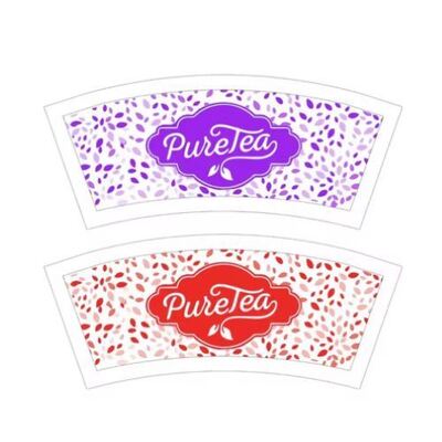 satın al Komposta edilebilir kağıt fincanı fanı çevre dostu su geçirmez Festivaller ve etkinlikler için uygundur online manufacture