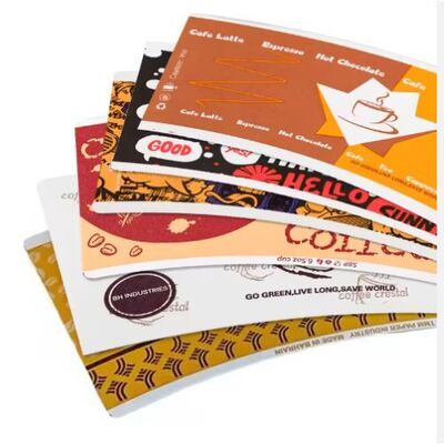 kaufen Umweltfreundlicher Papierbecher-Fan Hohes Volumen Normales Volumen Offsetdruck FSC online manufacture