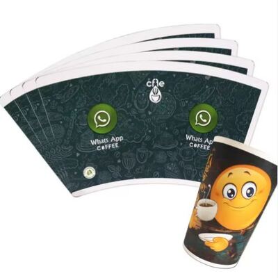 kopen Papierbeker ventilator in koude drank Papierbekers Perfect voor thee en koude drank verpakking behoeften online manufacture