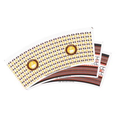 comprar Ventilador de copos de papel a granel resistente ao óleo com várias opções de cores PE revestido PLA impermeável online manufacture