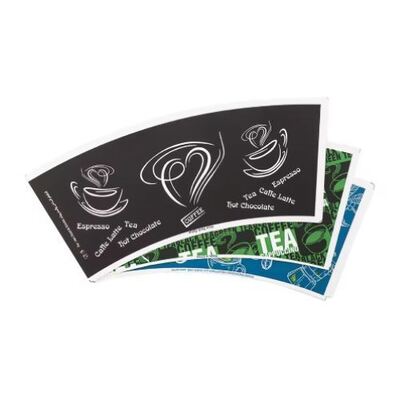 acheter Ventilateur de tasse en papier écosystémique résistant à l'eau avec logos personnalisés et couleurs vives online manufacture