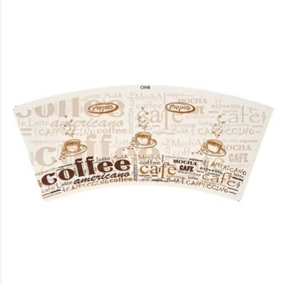 kaufen 8oz 9oz 10oz Papierbecher-Rohling 1-7 Verschiedene Farben Kundenspezifisches Design Akzeptieren online manufacture