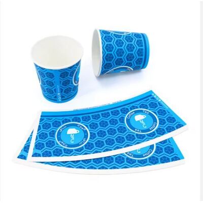 kopen Papieren beker fan met PE PLA coating met een papiergewicht van 150GSM tot 350GSM online manufacture
