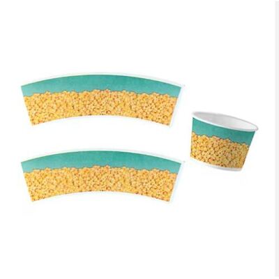 buy Heat Insulation FSC Certification Paper Cup Fan Featuring Printed and Cutted Paper Blanks online manufacture