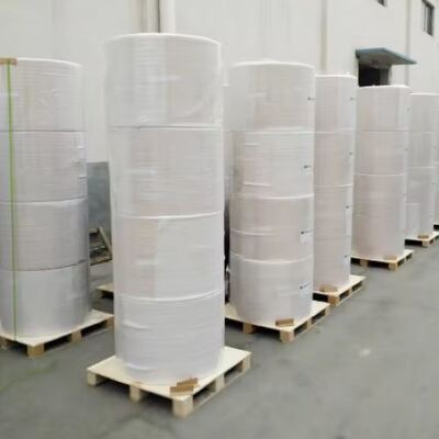 kopen High Bulk Oil Resistant PLA Coated Paper Roll voor milieuvriendelijke eenmalige koffiebeker online manufacture