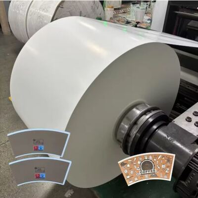 kopen Waterdicht voedselverpakkingsfabriek logo gedrukt PE-gecoat papierrol online manufacture