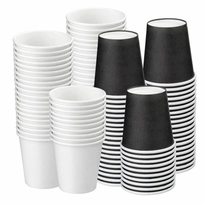 Portable Food Grade Paper Single Wall Cups With Customized Size And Colors