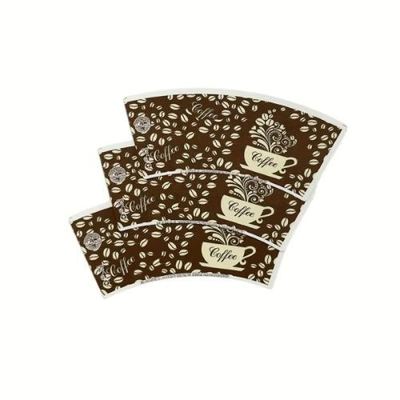 Single Side PLA Coated Paper Cup Fans Raw Materials For Coffee Cups