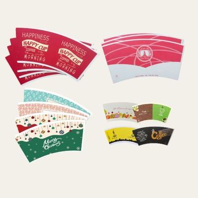 High Bulk Food Grade Biodegradable PLA Coated Paper Cup Fans Using Hot Cold Drinks