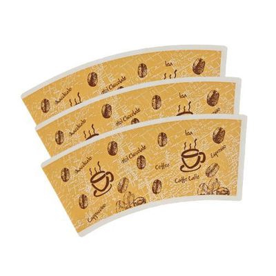 100% Virgin Pulp Biodegradable Offset Printing 150-350gsm Paper Cup Fan Raw Materials