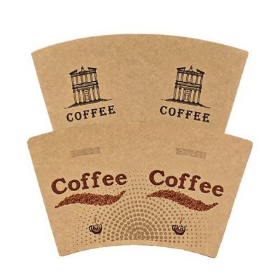 Greaseproof Waterproof Mutil-Color Printing 4oz 6oz 8oz 12oz 16oz PE PLA Coated Paper Cup Fans