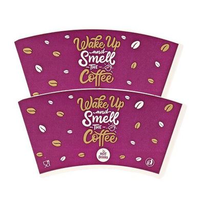 Waterproof Food Grade 6oz 8oz 12oz Printing Single PLA Coated Paper Cup Fans