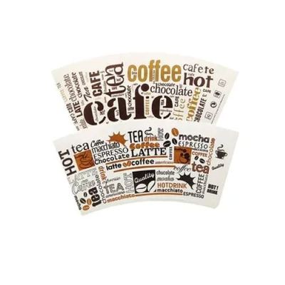 Colorful Offset Printing PLA Coated Paper Cup Fans For Making Disposable Paper Cups