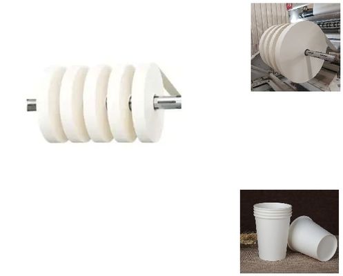 100% Biodegradable Single/ Double PLA Paper Cup Raw Materia Paper Bottom Roll for paper cup and bowl