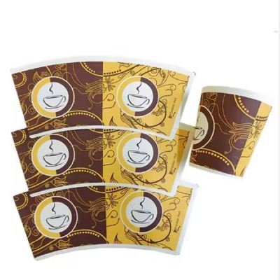 Customized Design Food Grade 150-350Gsm Paper Cup Fans Single PLA Coated To Make Paper Cups